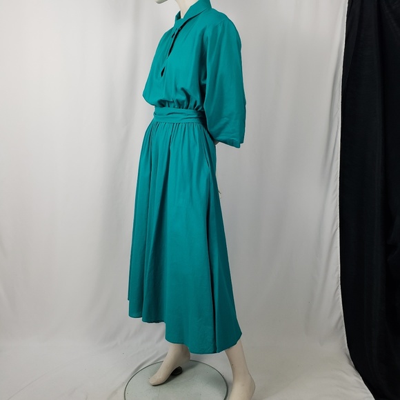 Hari Casuals Dresses & Skirts - Vtg Hari Casual Blouson Dress Modest Pockets